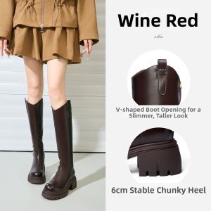 Josiny | Slim and Height Increasing High Boots