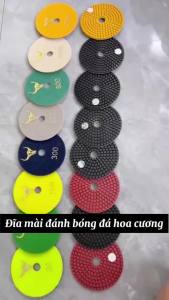 [HCM] Đĩa mài đĩa chà nhám đánh bóng đá hoa cương  gạch  bê tông 100mm -Hesede