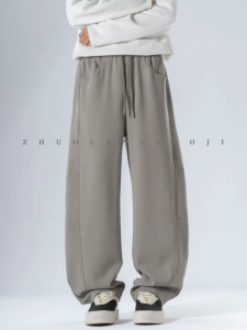 Quần Dài Nam Ống Đứng Màu Trơn Mùa Thu 2025 Quần Dài Nam Dáng Rộng Thoải Mái Thường Ngày Thời Trang Hợp Thời Trang