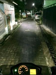 Lampu Utama Motor LED Cree H4 HS1 H6 DC Universal - Putih