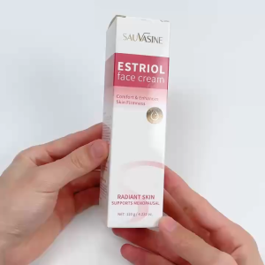SAUVASINE Estriol Cream 120g for Menopause - Hormone Balance Relieve Hot Flashes & Night Sweats Brightening & Moisturizing Face Cream for Women