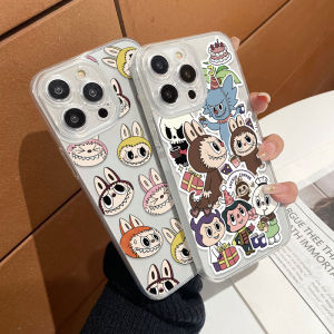 Phone Case OPPO A5x A5i A3x A5 Pro A3 Pro 5G New 2025 Popular Labubu and His Friends Pattern Transparent Soft Silicone Phone Casing OPPO A5i 5G Phone Cover Case