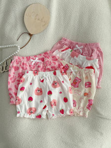 cat and fish | Cotton Summer Childrens Bloomer Pants