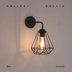 Lampu Tempel Dinding Minimalis Kap Diamon