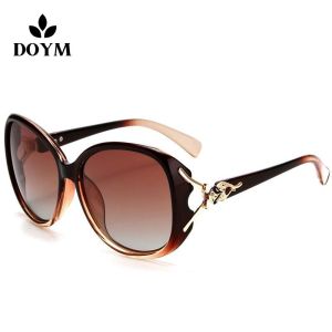 DOYM Sun Protection Beach Sunglasses for Women Anti-UV Oval Large Frame Classic Design Stylish UV Protection Elegant Trending Summer Shades for Ladies
