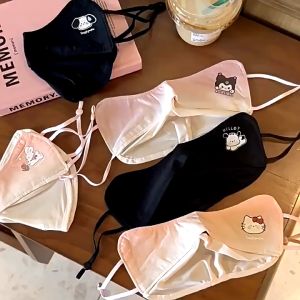 Khẩu trang chống tia UV khẩu trang chống nắng che gò má UPF50+ dễ thương cao cấp - Happy Home 4U