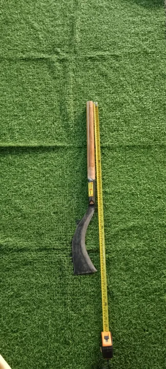 มีดปากขอปากนกแก้วเบอร์ 2 เหล็กแหนบ ด้ามไม้ ถางป่า