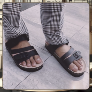 Inovable Sandal Casual Pria Wanita | Ringan Nyaman & Anti Slip - Marius Black x Brown