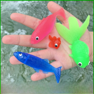 Soft Rubber Simulation Small Goldfish River Shrimp Octopus Crab Turtle Kindergarten Kids Toy Static Marine Animal Model