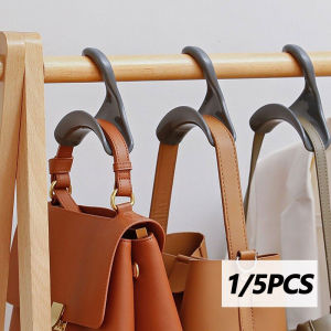 1/5 pcs Japanese Style Bag Hook Arched Tie Silk Scarf Hat Rack Wardrobe Hanging Belt Multifunctional Hanger