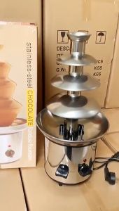 Chocolate Fountain Machine Baking Hotel Buffet Small Four-Tier DIY Chocolate Waterfall Melting Sauce Machine