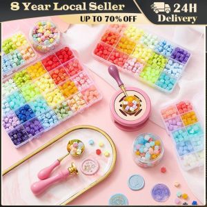 Cat Paw Fire Paint Wax Granules Manual Classification Fire Sealing Wax Supplies Cute Mixed Color Wax Granules