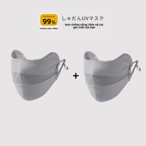 MONLEYTA | Mặt nạ chống nắng Ice Silk mỏng thoáng khí cho nữ mùa hè chống tia UV bảo vệ mắt toàn bộ khuôn mặt