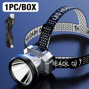 Super Bright LED Rechargeable High-power Headlights High Brightness Emergency Charging Outdoor Head Flashlight Fishing Lamp