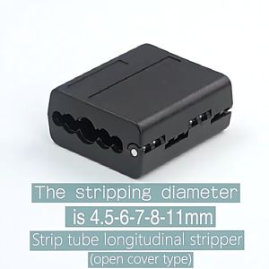 4.5-11mm Pengupas Kabel Fiber Optik Slitter Fiber Optic Pembuka Tub Bundle