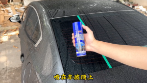 Windshield Glass Cleaner Acid Rain Stain Remover Car Glass Oil Film Remover Foam