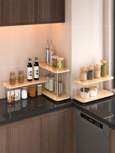Multifunction Small Seasoning Organizer Shelf