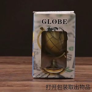 Miniatur Besi Globe Bola Dunia 10 Cm Mini Ornamen Pajangan Bola Dunia