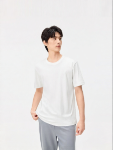 Purcotton | Cool Feeling Water Gloss Cotton Mens T-Shirt