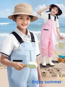 NUOXUNDE | Childrens Full-body Waterproof Suit with Shoes for Outdoor Water Activities