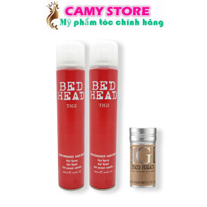 [Chính hãng] Combo gôm xịt tóc  sáp cứng Tigi  tạo kiểu giữ nếp  Camy Store