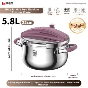 KBH | Safety Explosion-proof Pressure Cooker 120kpa