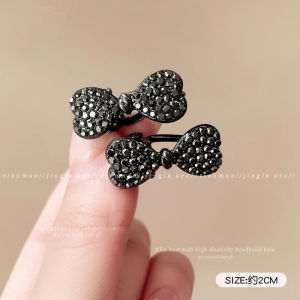 Kẹp Tóc Đuôi Ngựa Pha Lê Cho Phụ Nữ Kẹp Tóc Buộc Tóc Búi Thắt Nút Hình Bướm Cao Cấp Mới 2025 Kẹp Tóc Bên Hông Kẹp Tóc Trang Trí