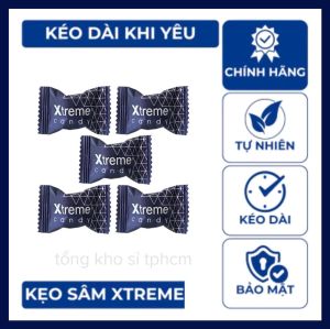 (Chính Hãng) Hộp 5 Viên Kẹo Hồng Sâm Xtreme [Che Tên] Nồng Mùi Sâm Thơm Ngon - giao hang che ten