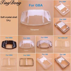 1PC Transparent Protective Case TPU Soft Crystal Shell for GB GBA GBC GBP GBA SP Console Shell
