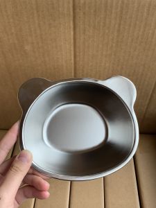 Bát Ăn Cháo Hình Gấu Dễ Thương Bằng Thép Không Gỉ 304 Dày Chống Rơi Chống Bỏng Cho Trẻ Em Bé Trai Và Bé Gái Dùng Hàng Ngày