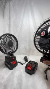 พัดลมไร้สาย พร้อมแบตเตอรี่ ขนาด 7 นิ้ว พร้อมแบตเตอรี่ 48V รุ่น RZ0012 และ ขนาด 10 นิ้ว พร้อมแบตเตอรี่ 96V รุ่น 6200