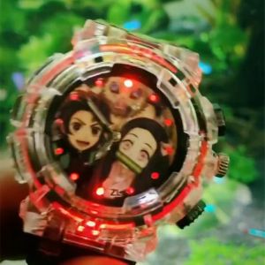 นาฬิกาเด็กการ์ตูนข้อมือดาบพิฆาตอสูร - มีไฟ