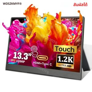 13.3”หน้าจอสัมผัสแบบพกพา FHD 1080P IPS แผงจอแสดงผลรองคอมพิวเตอร์ประเภท-C HDMI สำหรับเอกซ์บอกซ์สวิทช์แล็ปท็อป