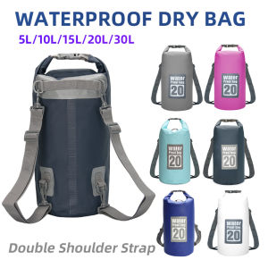 Dry Bag Waterproof for Women Men5L/10L/15L/20L/30L Outdoor Sport PVC Backpack for Kayaking Boating Fishing SwimmingCamping
