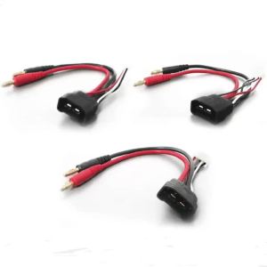 Cáp Sạc Pin Lipo Tương Thích Traxxas TRX ID Male Đầu Nối 4S/3S/2S Sang Đầu Chuối 4mm Dành Cho Xe RC Đồ Chơi
