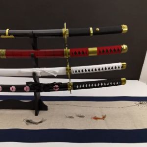 Japanese Anime Cosplay Props One Piece Metal 104CM Roronoa Zoro Sword Shusui Enma luffy Meito Wado Katana