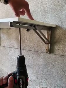 VIncitory Folding Bracket Engsel Siku Lipat Meja Siku Rak Lipat 8 10 12 14 inch