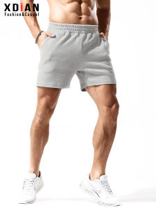 Mens Breathable Quick-Dry Three-Quarter Length Casual Pants Thin Short Shorts Summer Fashion Urban Style Cotton Polyester Blend