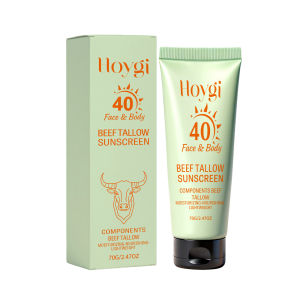 Beef Tallow Sunscreen Spf40 for Face & Body Moisturizing Nourishing Skin Sun Protection Uva & Uvb Protection Sun Block Skincare