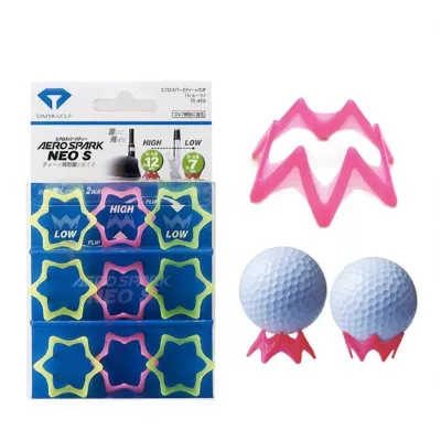 Japanese Original Import Durable Adjustable Height Golf Tee Low Resistance Plastic Limit T Ball Holder Ball Nail