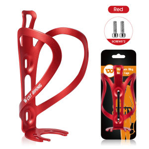West Biking | WEST BIKING Aluminum Alloy Bicycle Water Bottle Cage Kettle Drinks Cap Holder Integrated Molding Mount Rack Lightweight