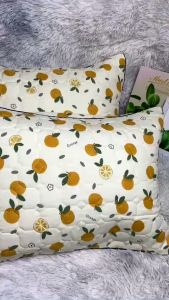 Vỏ gối nằm Cotton Đũi Sơ Đậu Nành trần bông dày dặn thoáng mát  thấm hút mồ hôi kích thước 45x65cm được chọn mẫu