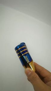 Universal Car Gear Shift Knob: Burnt Blue Aluminum Racing Car Shifter