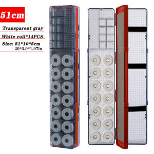 Multifunctional Fishing Tackle Float Box Fishing Line Winding Board Accessories Tool Storage Box 51cm Fishing Supplies