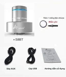 Loa Bluetooth Di Động Adin Loa Siêu Trầm Không Dây Cộng Hưởng Rung Với Mic Sound Hộp Nhạc Cột Cho Điện Thoại Tủ Kim Loại Extra Bass