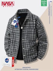 NASA WTAPS | Áo Khoác Gingham Thời Trang Cho Nam