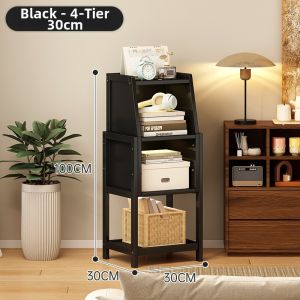 Easy Assembly Multi-Level Bookshelf Floor Standing