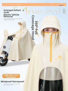 ZHENGYU | Adult Waterproof Raincoat For Scooter Riding Female New Model Large Size Thick