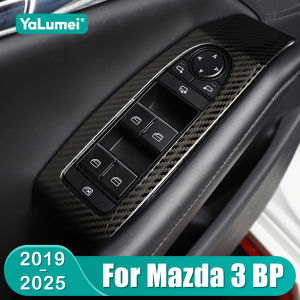 For Mazda 3 BP 2019 2020 2021 2022 2023 2024 2025 Car Window Glass Lift Switch Button Panel Trim Cover Trim Accessories LHD