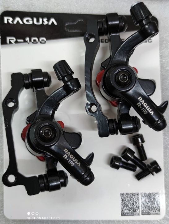 RAGUSA R-100 CALIPER BY PAIR WITH BOLTS AND ADAPTORS BICYCLE BIKE